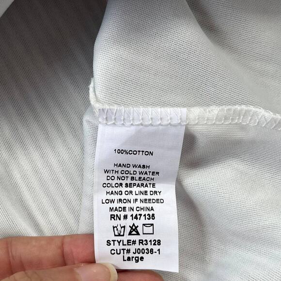 You and I Off Shoulder Dress Womens Sz L Blue Stripe Ruffle Tassel Cottage Core - Picture 10 of 11